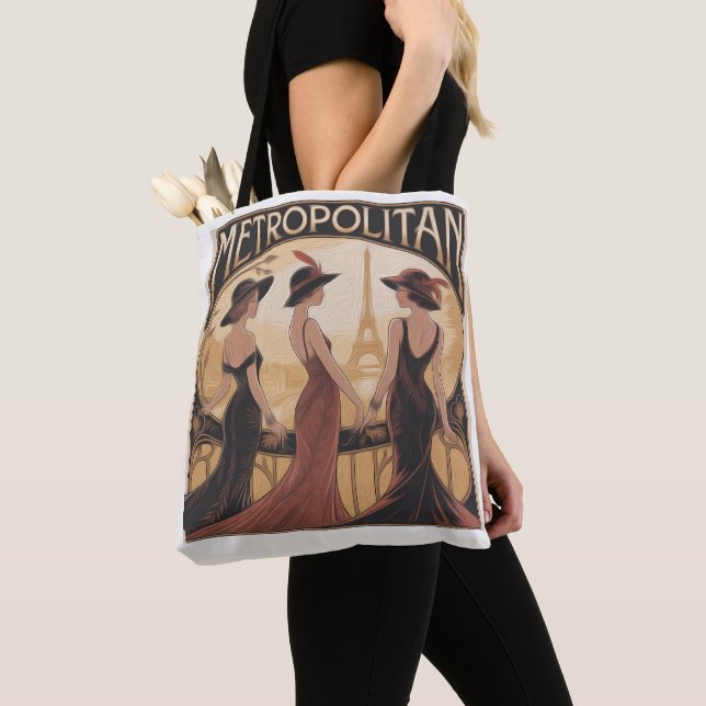 Tote bag  Metropolitan Art Nouveau (De près)