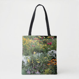 Tote Bag Mi jardins colorés d'été