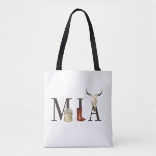Tote Bag Mia cowboy girl, Western Cowgirls, Cowboy girl