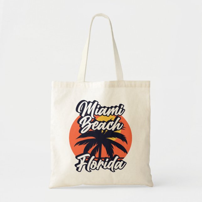 Tote Bag Miami Beach, Floride (Devant)
