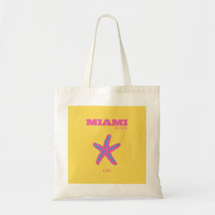 Tote Bag Miami, Miami Beach, Travel Art