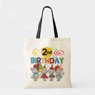 Tote Bag Mice 2e anniversaire T-shirts et cadeaux