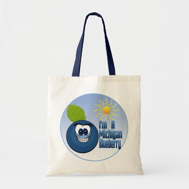 Tote Bag Michigan Blueberry (Devant)