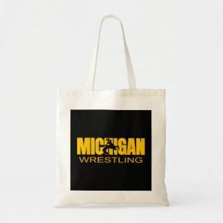 Tote Bag Michigan Lutte Freestyle Wrestler MI The Wolve
