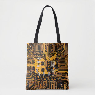 Tote Bag Microschéma texture illustration puce, micro, back