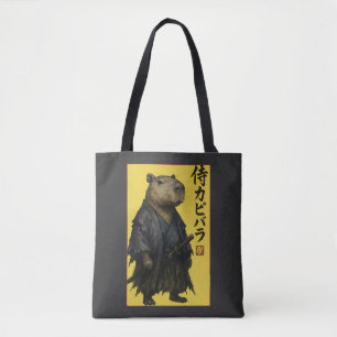 Tote Bag Mignon Capybara d'attente Esthétique Japonaise Kaw