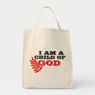 Tote Bag mignon Je suis un enfant de dieu