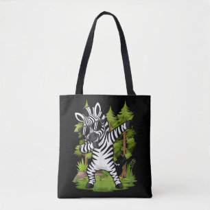 Tote Bag Mignon Zèbre Dabant Danse de Zèbre Drôle Animal