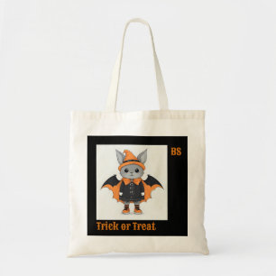Tote Bag Mignonne chauve-souris d'Halloween en déguisement