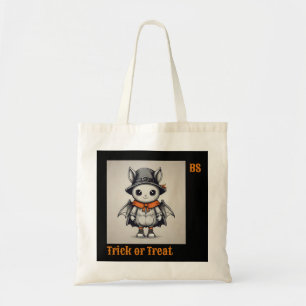Tote Bag Mignonne chauve-souris d'Halloween en déguisement
