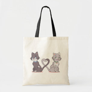 Tote Bag Mignonne Crazy Chat Lady Funny Kitty Lover Kitten 