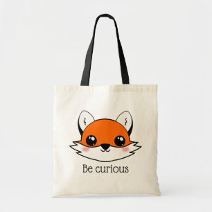 Tote Bag Mignonne Fox Face Soyez Curieux