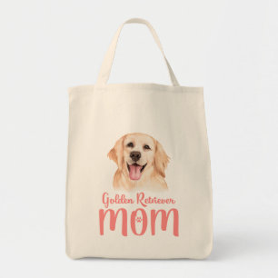 Tote Bag Mignonne mère de chien coquelicot Aquarelle Golde
