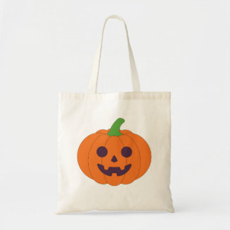 Tote Bag Mignons citrouilles et chats noirs d'Halloween