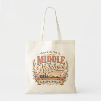 Tote Bag Milieu de nulle part Glasgow Montana Rustique 