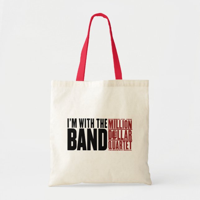 Tote Bag Million de quartet du dollar "je suis avec la (Devant)