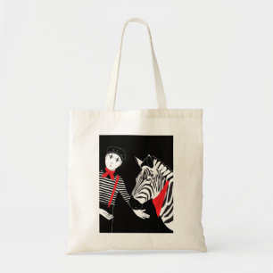 Tote Bag mime Zebra