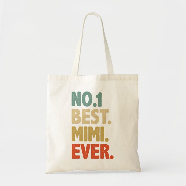 Tote Bag Mimi Cadeau Meilleur Mimi Jamais Grand Mimi (Devant)