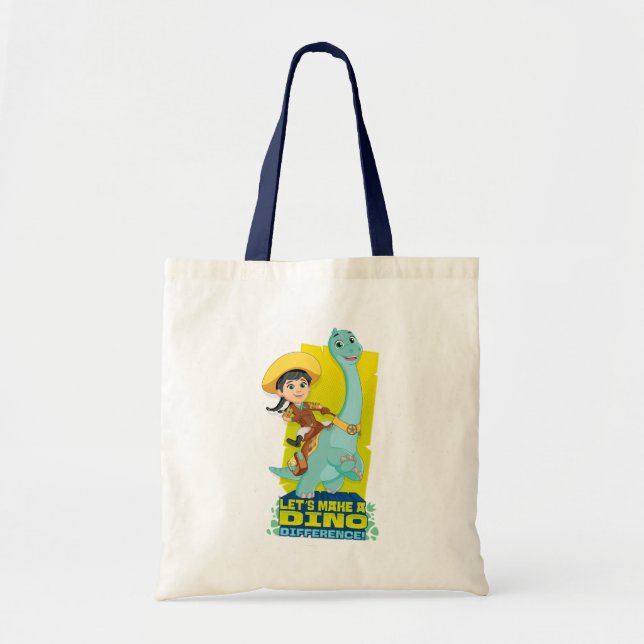 Tote Bag Min & Clover | Faire la différence entre les dinde (Devant)