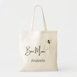 Tote Bag Mine d'abeilles - Valentine Day Cute Bee Custom
