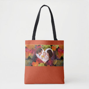 Tote Bag Mini cadre - Heart ART I + votre photo