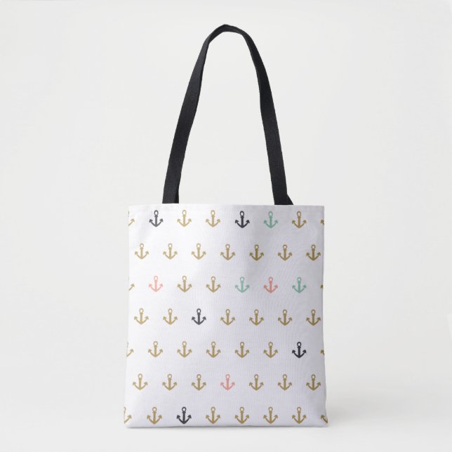 Tote Bag Mini motif d'Ancre (Devant)
