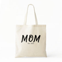 Minimaliste Élégant Gras Date Personnalisée Maman