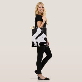 Tote Bag Minimaliste humain se connectant à Dieu et à l'Uni
