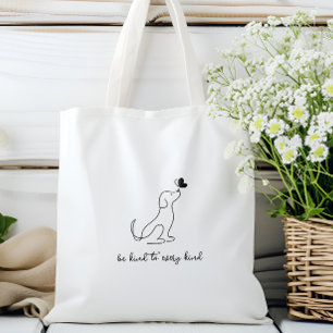 Tote Bag Minimaliste Moderne Soyez Gentil Envers Chaque Chi