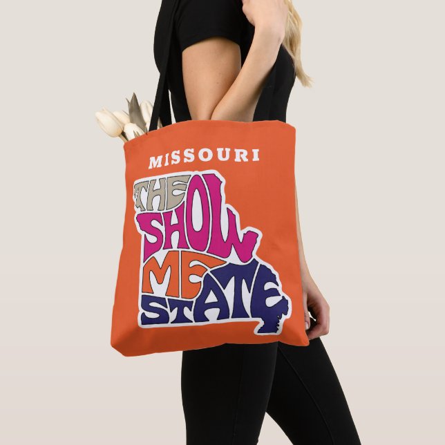 Tote Bag Missouri State Surnom Word Art (De près)