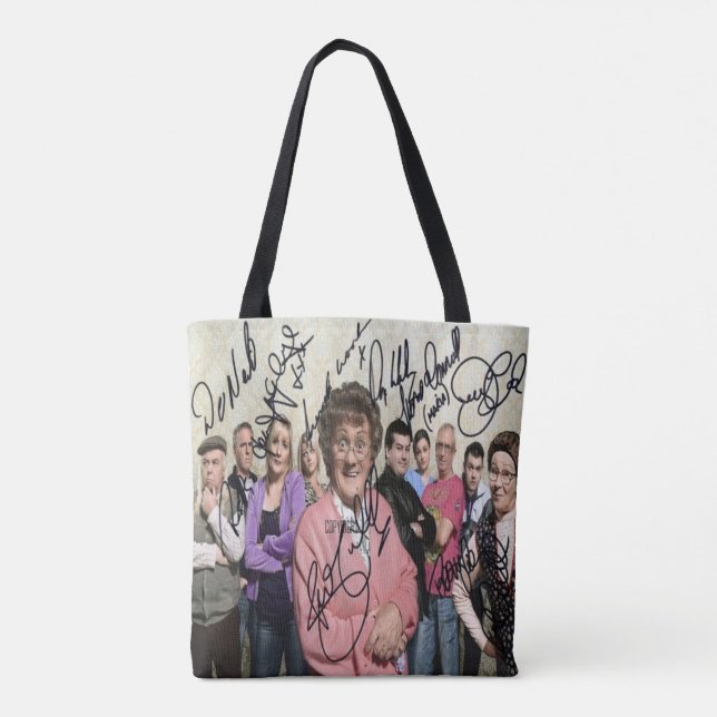 Tote Bag mme browns boys signed (Dos)