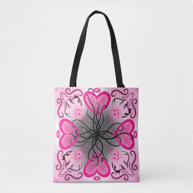 Tote Bag "Mo Limn Twa" dit l'araignée au cerf (Devant)
