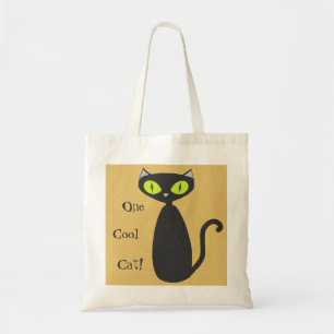 Tote Bag Mod Cat Fourre-tout - Un Chat Cool !