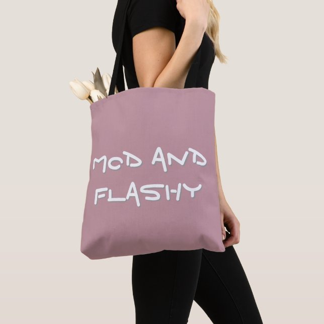 Tote Bag Mod et Flashy Fourre-tout (De près)
