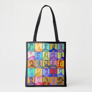 Tote Bag Mod Pop Art Artistes Fourre-tout