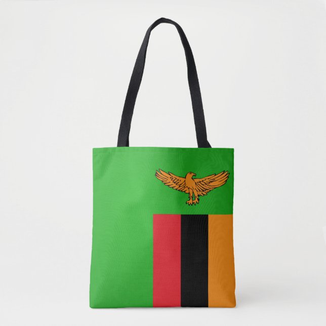 Tote Bag Mode Cool du drapeau de la Zambie (Devant)