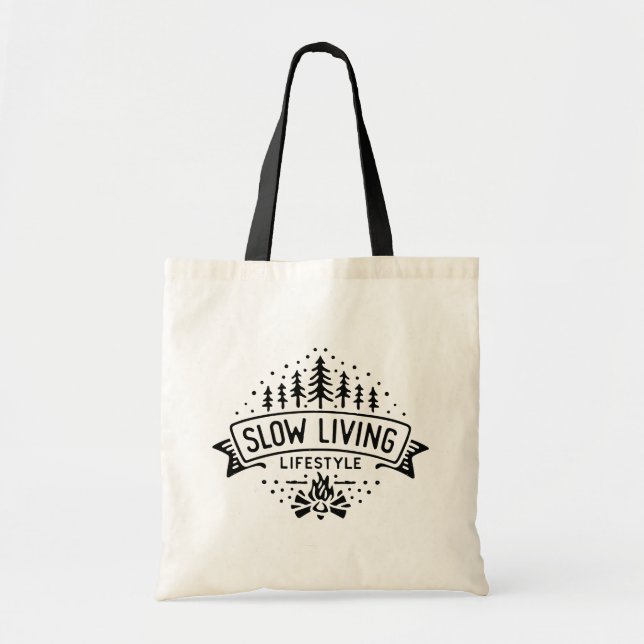 Tote Bag Mode de vie lent (Devant)