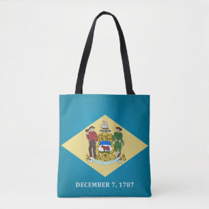 Tote Bag Mode Drapeau cool Etat Du Delaware