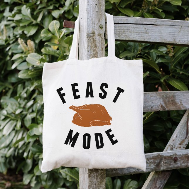 Tote Bag Mode fête | Festive Thanksgiving Turquie (Créateur téléchargé)