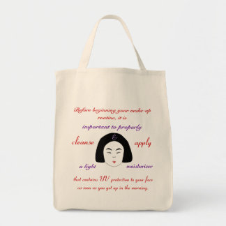 Tote Bag Mode maquillage quotidien haut de gamme Routine bi