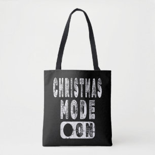 Tote Bag Mode Noël activé - Fun Christmas Holiday