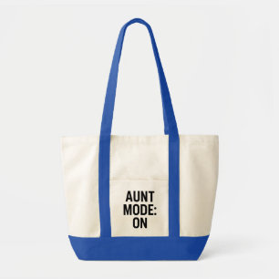 Tote Bag Mode Tante Activé - Amusant Humour de famille