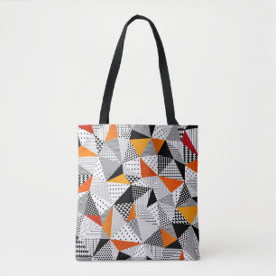 Tote Bag Mode triangulaire : Élégance Polygonale Vintage.