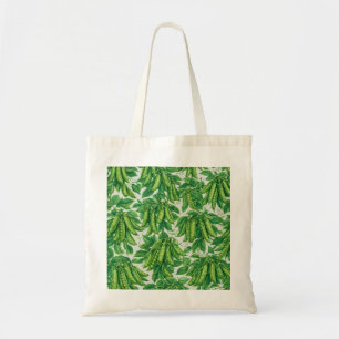 Tote Bag Modèle botanique de légumes de cosses de pois pota