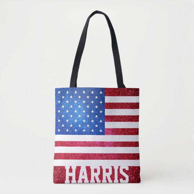 Tote Bag Modèle de la campagne américaine Parties scintilla (Devant)