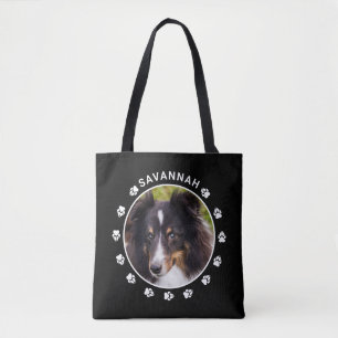 Tote Bag Modèle de photo de compagnie personnalisé avec pat