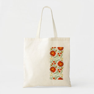 Tote Bag Modèle floral folklorique ukrainien. Ukraine