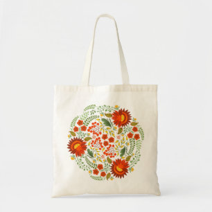 Tote Bag Modèle floral folklorique ukrainien. Ukraine