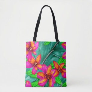 Tote Bag Modèle floral Paradis tropical