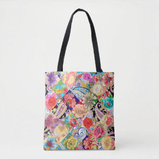 Tote Bag Modèle floral tropical